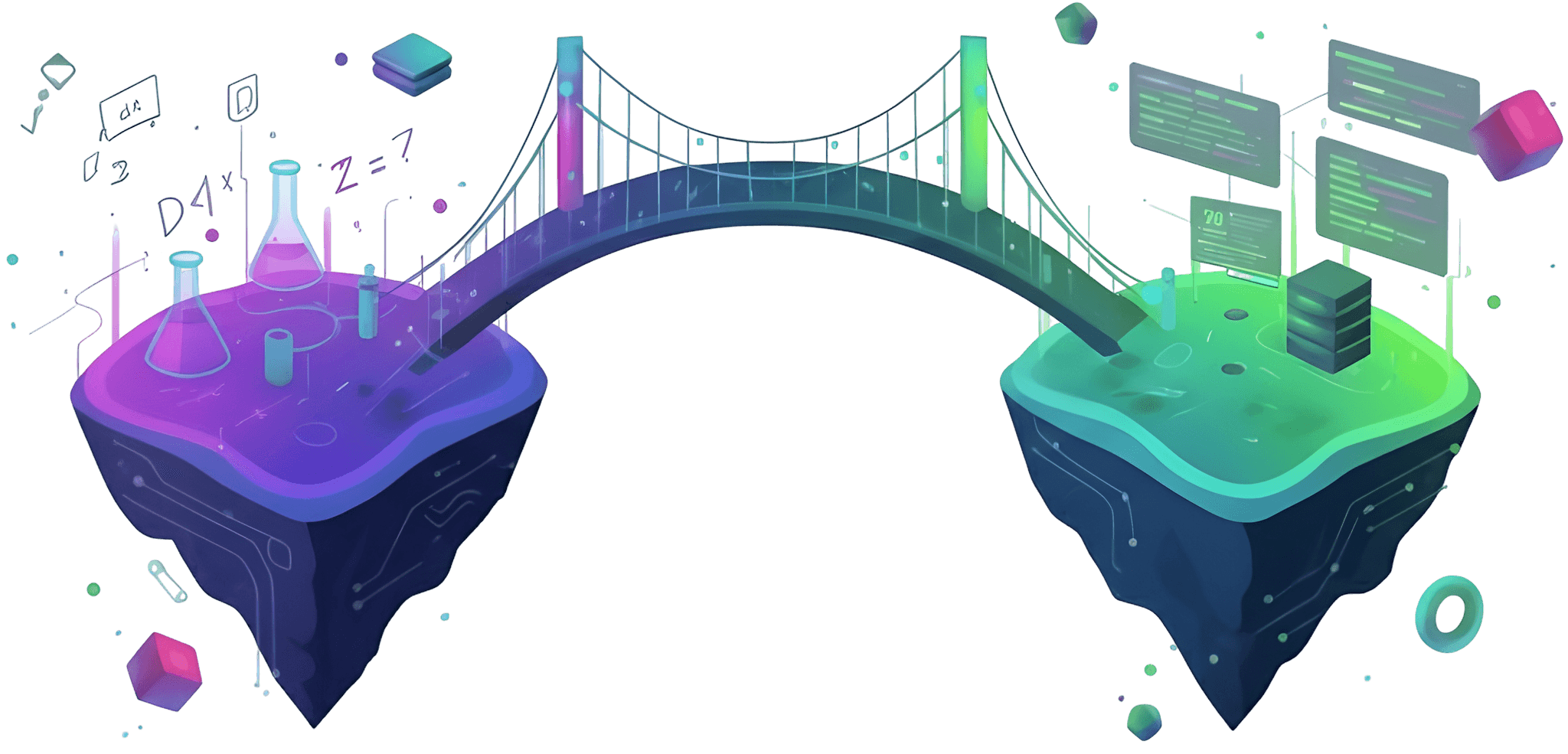 Bridge image representing connection between academics and skills
